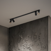 Nova Luce Oso - Applique murale - 120 x 3,5 x 10,5 cm - noir