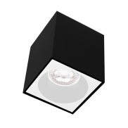 Century Italia Essenza Cube - spot de construction 1L - 8 x 8 x 9,8 cm - blanc et noir