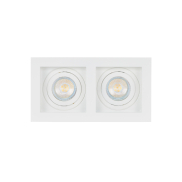 Projectlight Bloq 2L - spot encastré - 180 x 100 mm, 171 x 92 mm taille d'encastrement - blanc