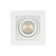 Projectlight Bloq - spot encastrable - 100 x 100 mm, 92 x 92 mm encastrable - blanc