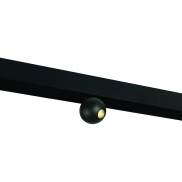 ONE Light système de rail magnétique - Ball Lights - spot sur rail - Ø 5,4 x 8 cm - 7W LED inclus - noir