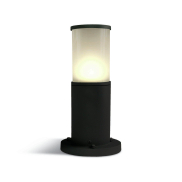 ONE Light E27 Tube Lights - lampe de jardin - Ø 10,7 x 35 cm - IP54 - noir