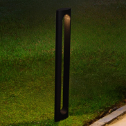Nova Luce Dira - lampe de jardin - 11,5 x 65 x 5 cm - 6W LED inclus - IP65 - anthracite foncé