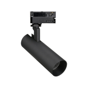 Maxlight Shinemaker - spot sur rail - système de rail triphasé - Ø 5,5 x 19,6 cm - 15W LED dimmable inclus - noir