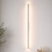 Nova Luce Doul - applique murale extérieure - 5,3 x 121 x 6 cm - 20W LED inclus - IP65 - blanc sablé