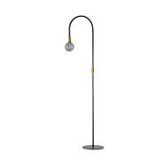 ETH Pike - lampadaire - Ø 30 x 180 cm - laiton et noir