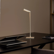 Lucide Lavale - lampe à poser - 27,2 x 13 x 42,3 cm - 3W LED avec fonction dimming inclus - blanc