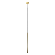 Maxlight Coffee - lampe suspendue - Ø 3 x 160 cm - 7W LED inclus - or brossé