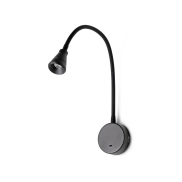 Faro Bell - applique murale avec interrupteur - 4 x 50 x 4 cm - 3W LED inclus - noir mat