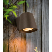 VK Lighting Teichos - applique d'extérieur - 10 x 11 x 9 cm - IP54 - marron