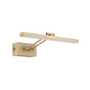 Nova Luce Marnell - applique murale - 37,6 x 20,5 x 5,5 cm - 12W LED inclus - laiton antique