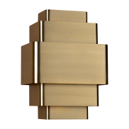 Artdelight Layers - applique murale - 12 x 20 x 27,5 cm - bronze