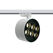 ONE Light Dark Light Tubes - spot sur rail - système de rail triphasé - Ø 13,5 x 7,7 cm - 36W LED inclus - blanc