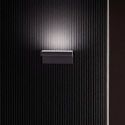Nova Luce Lita - applique murale extérieure - 20 x 9 x 12 cm - 6W LED inclus - IP65 - ciment