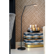 Artdelight Palermo - lampadaire - Ø 26 x 170 cm - 10W dim to warm led inclus - noir