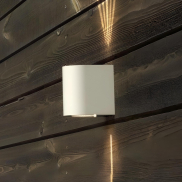Nordlux Canto 2 - applique murale extérieure - 8,7 x 10,4 cm - 2 x 6W LED inclus - IP44 - blanc