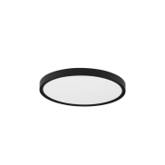 Nova Luce Dixie CCT - plafonnier - Ø 30 x 2,5 cm - LED 24W inclus - noir sable
