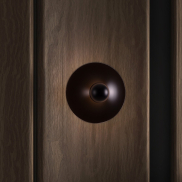 Nova Luce Edem - applique murale - Ø 25 x 11 cm - 9W LED inclus - noir sablé