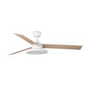 Faro Rudder Tak 3 L - ventilateur de plafond avec lumière - Ø 132 - blanc mat - 2700K