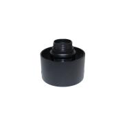 Artdelight Rosario - support de lampe pour PL 202 - Ø9,5 x 9,5 cm - noir