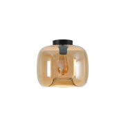 Artdelight Preston - plafonnier - Ø 28 x 26 cm - ambre