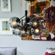 Nordlux Ivona - lampe suspendue - 62 x 62 x 247 cm - noir