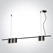 ONE Light Pendants - lampe suspendue - 100 x 150 cm - noir