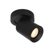 Artdelight Megano Round - spot en saillie - Ø 10 x 11,3 cm - noir