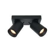 Artdelight Mega - projecteur de surface - 10 x 20 x 13,2 cm - IP54 - noir
