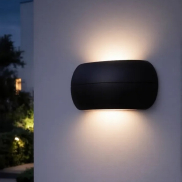 Nova Luce Prato - applique murale extérieure - 18,4 x 11 x 3,6 cm - 10W LED inclus - IP65 - noir sablé