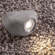 Nova Luce Petra - lampe de jardin - 20 x 12 x 14 cm - IP65 - gris