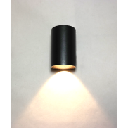 Artdelight Brody - applique murale - Ø 7,2 x 11 cm - 4W LED inclus - IP54 - noir