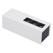 VK Lighting Tetra Square - plafonnier/mural - 13,2 x 4,8 x 4,4 cm - 6W LED inclus - blanc