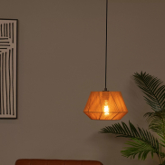 Lucide Jessica - lampe suspendue - Ø 30 x 154,5 cm - terre cuite