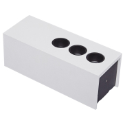 VK Lighting Tetra - plafonnier/mural - 17,1 x 6,3 x 6,6 cm - 15W LED inclus - blanc