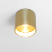 Artdelight Orleans - plafonnier - Ø 11 x 10 cm - 7W LED dimmable inclus - doré brossé