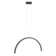 Maxlight Trio Arc - lampe suspendue - 80 x 180 cm - 21W LED inclus - noir