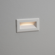 Nova Luce Vivion - applique encastrée - 10 x 5 x 6,5 cm - 1W LED inclus - IP54 - blanc sablé