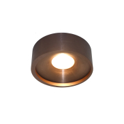 Artdelight Orlando - plafonnier - Ø 14 x 5 cm - 10W LED dimmable inclus - bronze