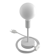Creative Cables Alzaluce - lampe à poser - Ø 12 x 24 cm - métal - blanc