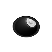 Faro Fresh Wall Washer - spot encastré - Ø 90 mm, Ø 83 mm encastrable - noir mat
