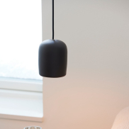 Nordlux Notti - lampe suspendue - Ø 10 x 120 cm - noir