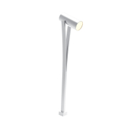 VK Lighting Stili - lampe de jardin - 7,5 x 19,4 x 80 cm - 10W LED inclus - blanc