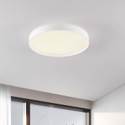 Nova Luce Roi - plafonnier - Ø 50 x 8,5 cm - 48W dimmable LED inclus - blanc sablé