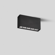 Nova Luce Jax - plafonnier extérieur - 14,2 x 7,5 x 4 cm - 7W LED inclus - IP65 - anthracite foncé
