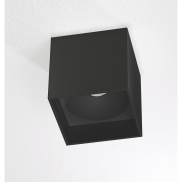 Artdelight Brock - plafonnier - 10 x 10 x 10 cm - 7W LED dimmable inclus - noir