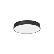 Nova Luce Sotto - plafonnier avec télécommande - Ø 46 x 11,5 cm - 40W LED inclus - noir mat