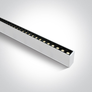 ONE Light LED Linear Profiles - plafonnier/ suspensions - 130 x 7 x 3,5 cm - intensité lumineuse réglable 20W/30W/40W LED inclus - blanc - couleur de lumière réglable