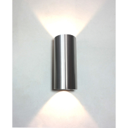 Artdelight Brody2 - applique murale - 7,2 x 7,2 x 18 cm - 2 x 4W LED dimmable inclus - IP54 - aluminium