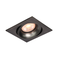 Artdelight Alice - spot encastrable - Ø 90 x 90 mm, Ø 83 mm encastrable - bronze clair